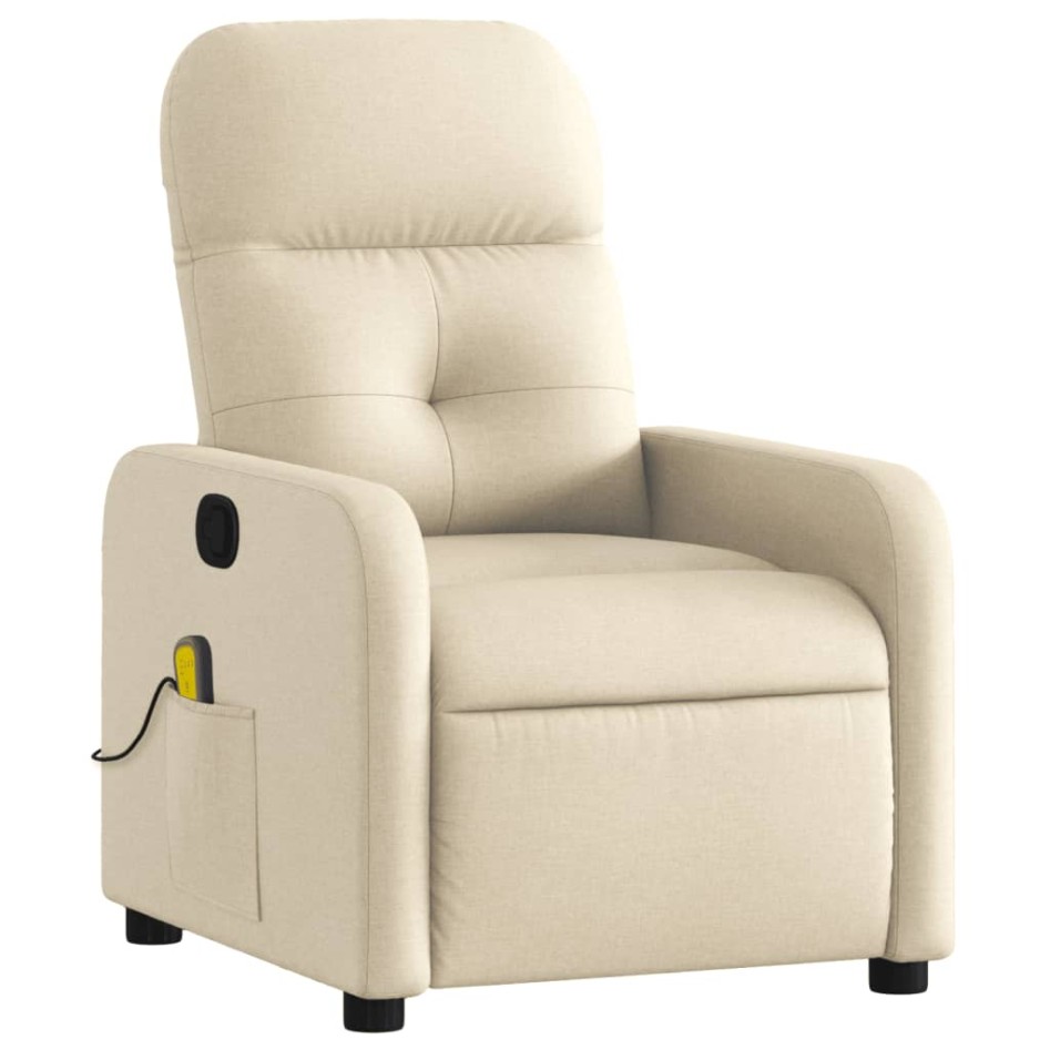 Sillón de masaje reclinable de tela