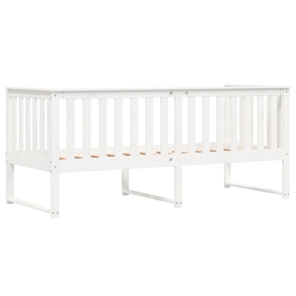 Sofá cama madera maciza de pino blanco 80x200