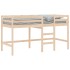 Cama alta de niños con escalera madera maciza pino 90x200