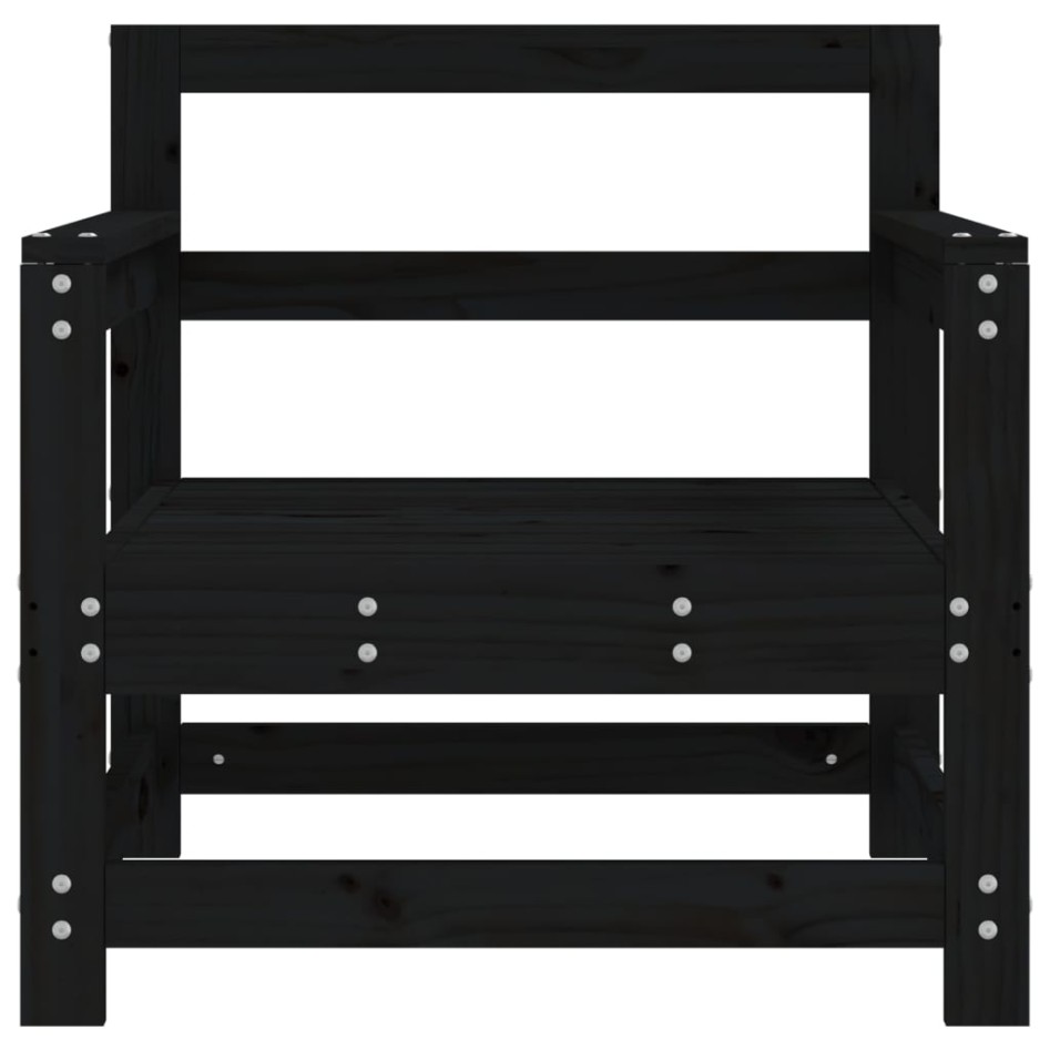 Sillones de jardín 2 unidades madera maciza pino