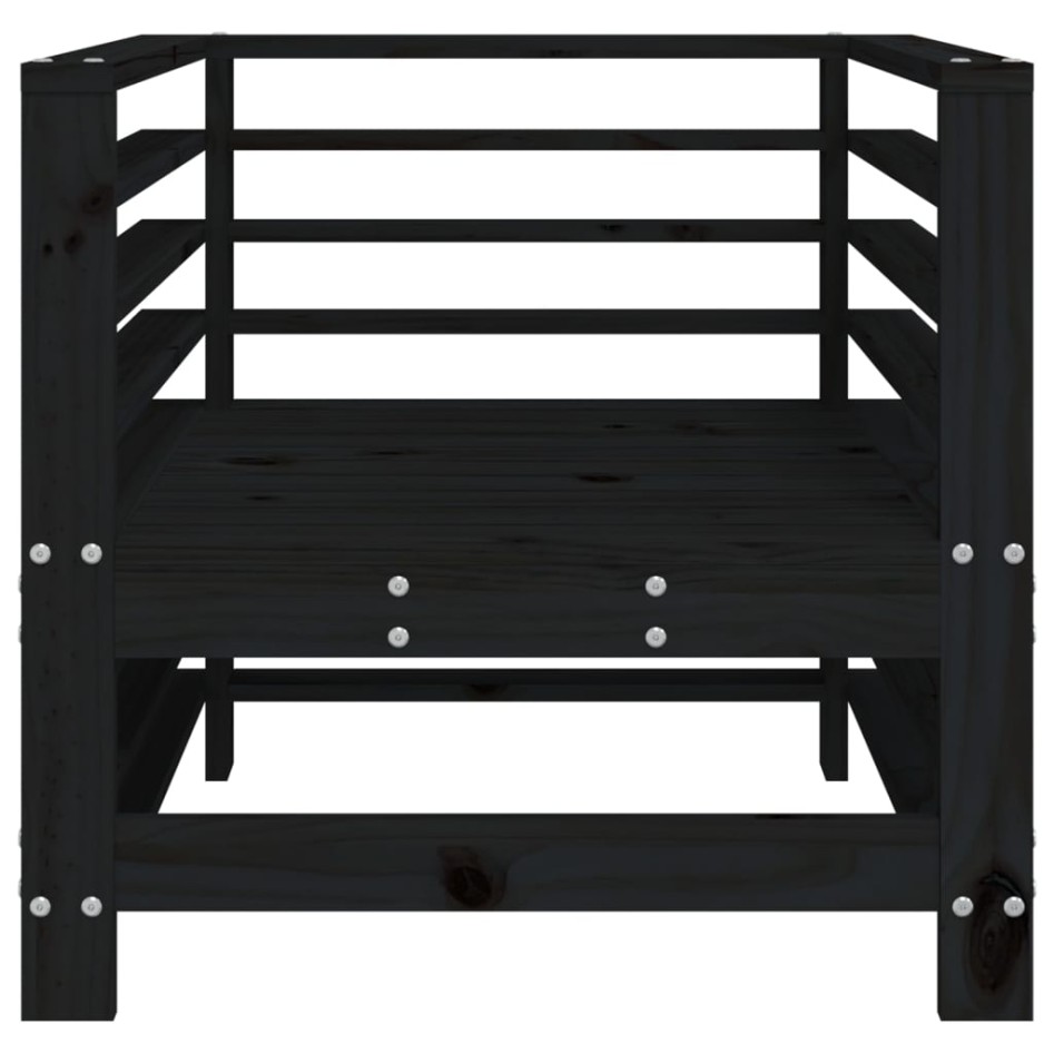 Sillones de jardín 2 unidades madera maciza pino