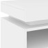 Mesitas de noche con luces LED 2 unidades blanco 40x39x48,5