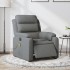Sillón reclinable de masaje eléctrico tela gris