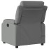 Sillón reclinable de masaje eléctrico tela gris