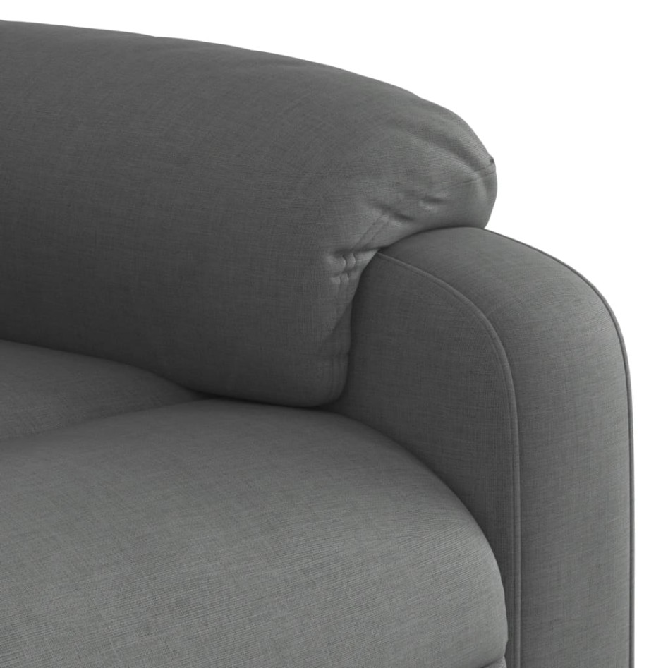Sillón reclinable de masaje eléctrico tela gris