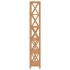Estantería de 6 niveles madera maciza de roble 80x30x181