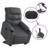 Sillón reclinable elevable cuero artificial