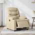 Sillón reclinable eléctrico de tela
