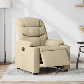 Sillón reclinable eléctrico de tela