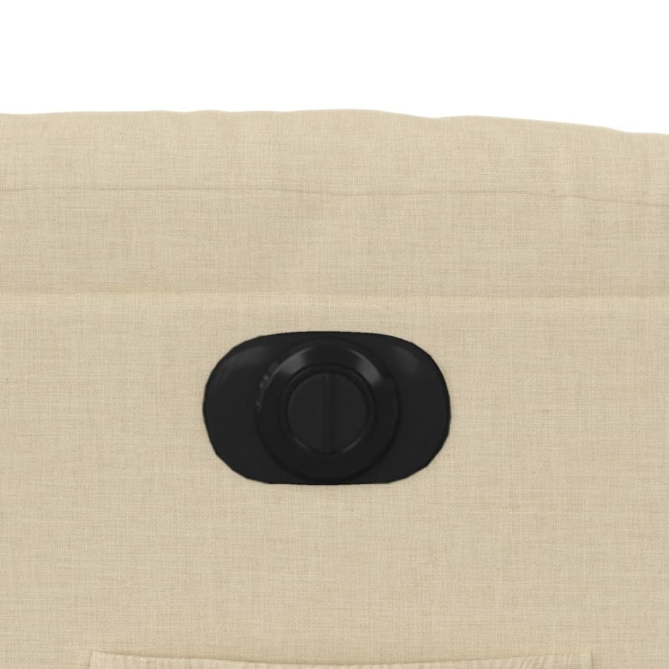 Sillón reclinable eléctrico de tela