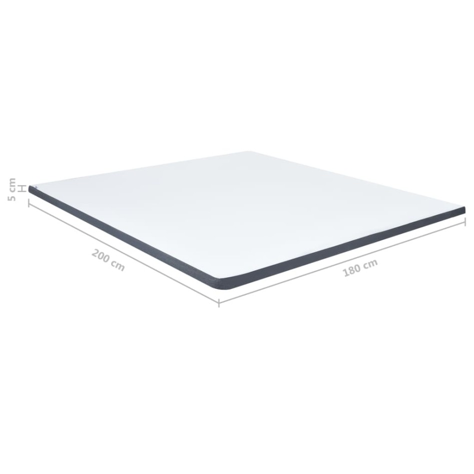 Sobrecolchón para cama box spring 200x180x5