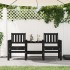 Banco de jardín con mesa 2 plazas madera maciza de pino