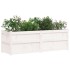 Jardinera madera maciza de pino blanco 150x50x50