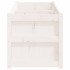 Jardinera madera maciza de pino blanco 150x50x50
