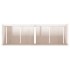 Jardinera madera maciza de pino blanco 150x50x50