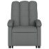Sillón eléctrico reclinable elevable de tela gris