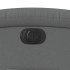 Sillón eléctrico reclinable elevable de tela gris