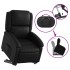 Sillón reclinable elevable cuero artificial