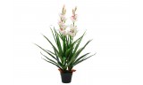 Planta artificial orquídea con macetero 100 cms verde