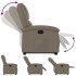 Sillón reclinable elevable cuero artificial color