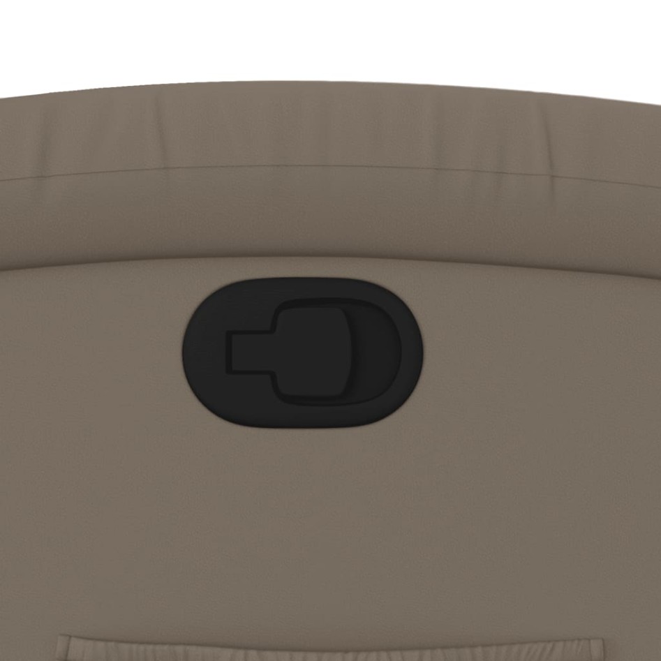 Sillón reclinable elevable cuero artificial color