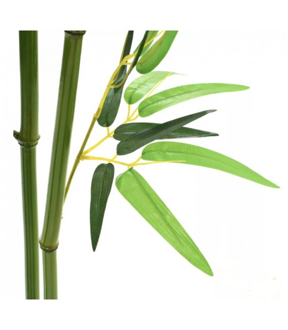 Árbol de bambú artificial con maceta 175 cms verde