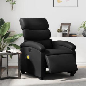 Sillón de masaje reclinable eléctrico cuero sintético