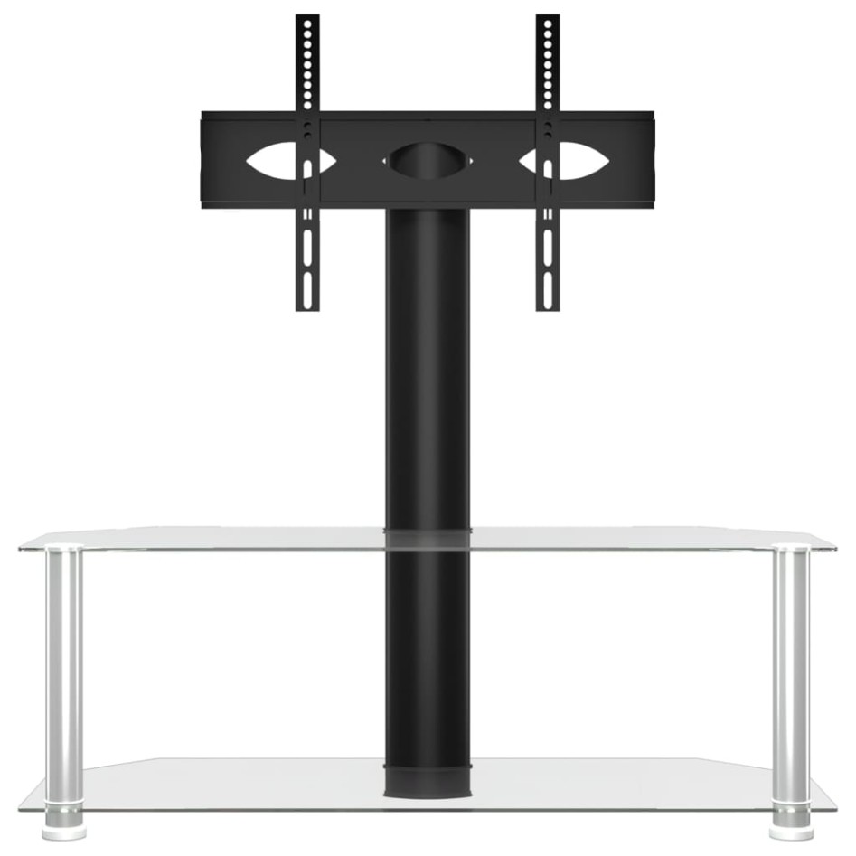 Mueble TV esquina 2 niveles para 32-70 pulgadas negro