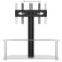 Mueble TV esquina 2 niveles para 32-70 pulgadas negro