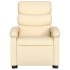 Sillón reclinable elevable de tela color