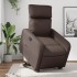 Sillón reclinable elevable cuero sintético