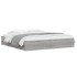 Cama con cajones madera ingeniería gris Sonoma 200x200