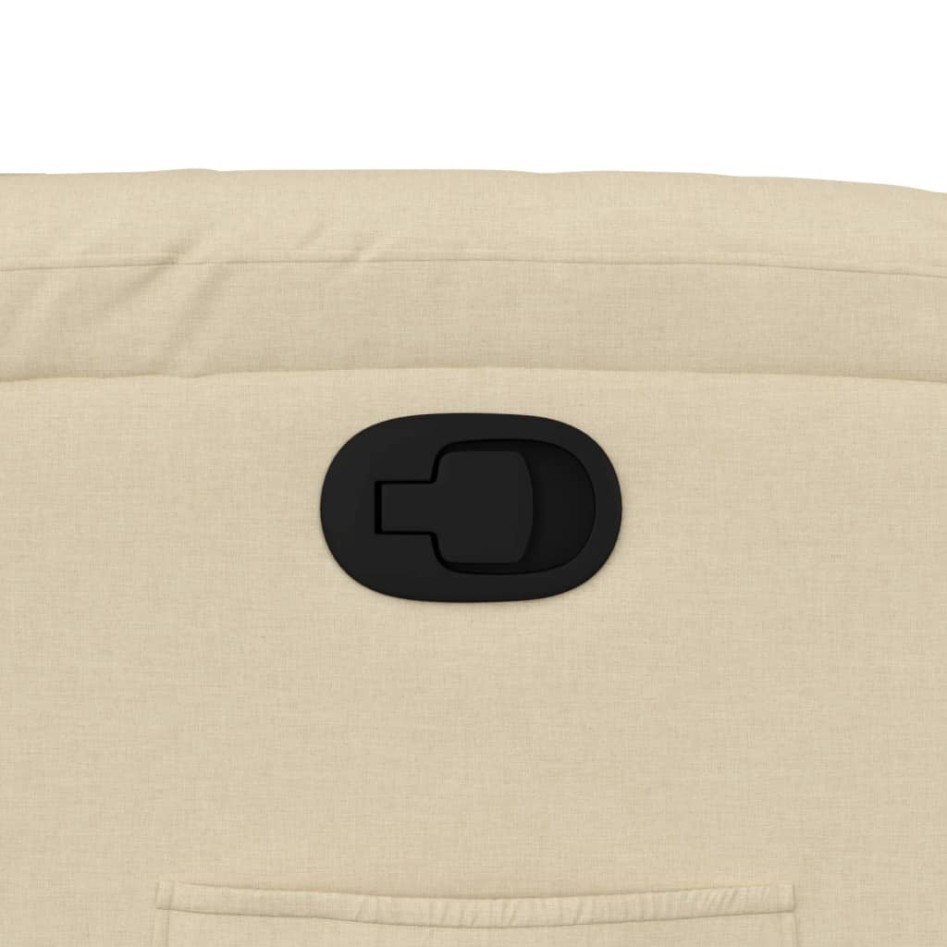 Sillón reclinable elevable de tela color