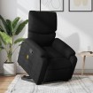 Sillón reclinable de masaje elevable tela negro