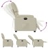 Sillón reclinable eléctrico de cuero sintético