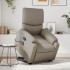 Sillón reclinable masaje pie cuero artificial color