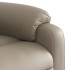 Sillón reclinable masaje pie cuero artificial color