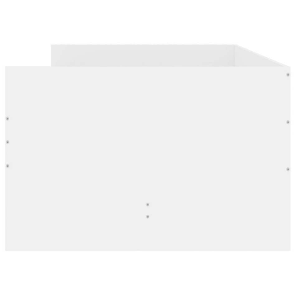 Estructura de cama con cajones blanco 90x200