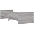 Estructura de cama con cajones gris Sonoma 90x190