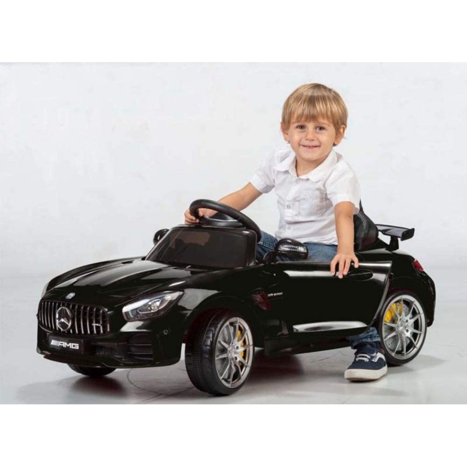 Coche eléctrico Mercedes AMG GTR Black