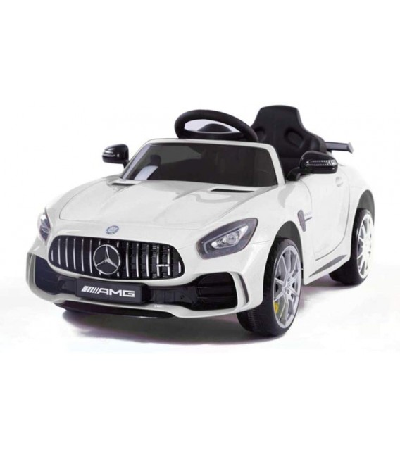 Coche eléctrico Mercedes AMG GTR White