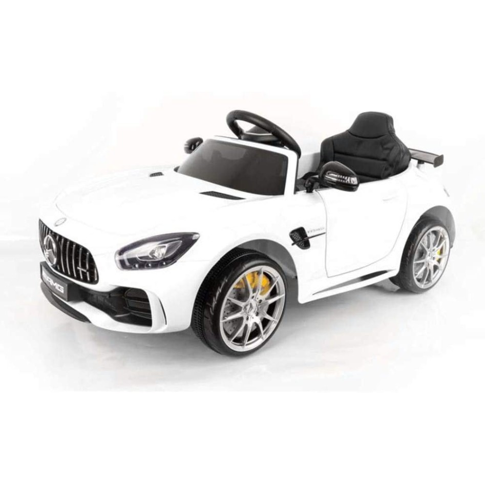 Coche eléctrico Mercedes AMG GTR White