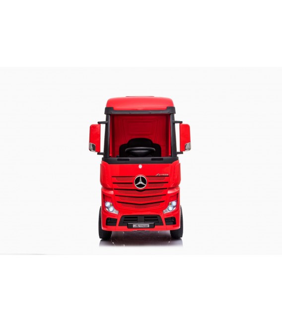 Camión eléctrico Mercedes Actros rojo