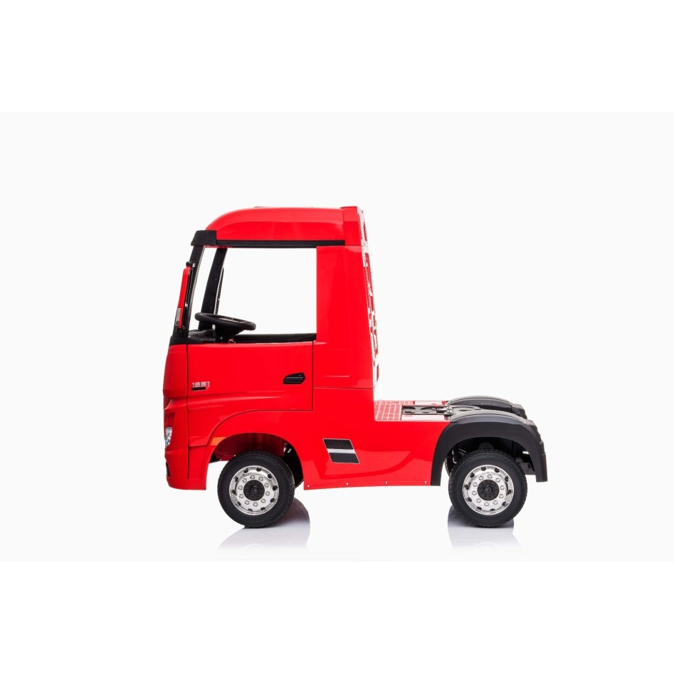 Camión eléctrico Mercedes Actros rojo