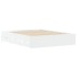 Cama con cajones madera de ingeniería blanca 140x190