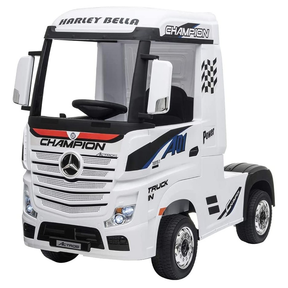 Camión eléctrico Mercedes Actros blanco