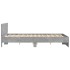 Estructura de cama con cabecero gris hormigón 150x200