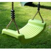 Asiento plano de plástico verde lima