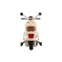 Moto eléctrica Vespa crema