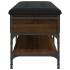 Banco zapatero madera de ingeniería marrón roble 102x42x45